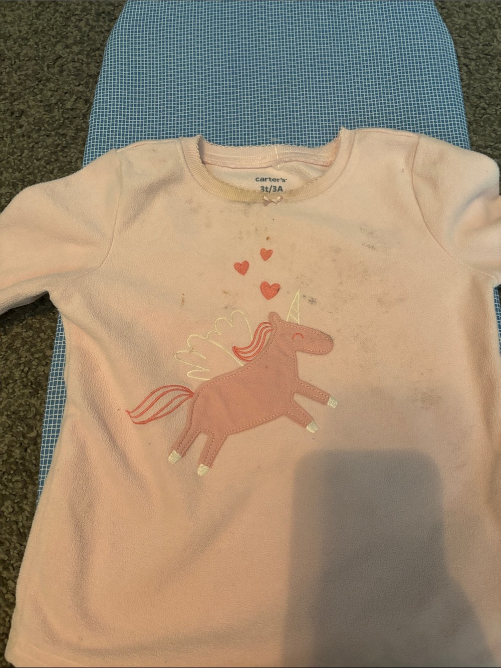 Carter’s Girls' Pink Unicorn Long Sleeve Pajama Set - Picture 4 of 6